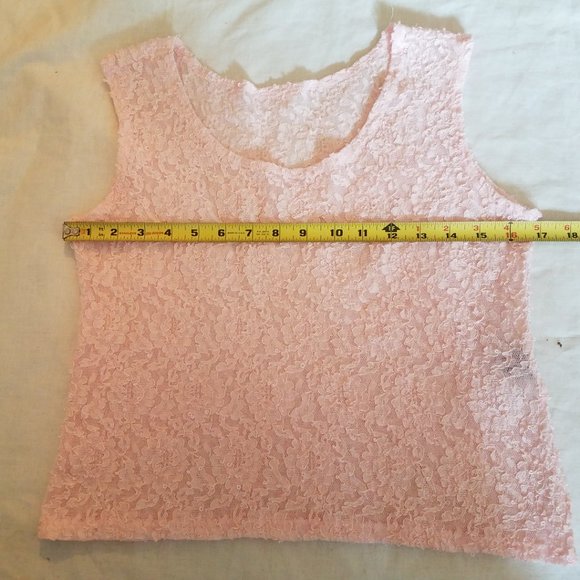 Pink lace camisole - Picture 6 of 6